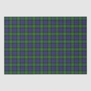 Scottish Campbell Family Tartan Pattern  Tissue Paper