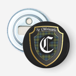 Scottish Campbell Tartan Bottle Opener