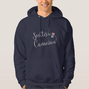 Scottish Canadian Entwinted Hearts Hoodie