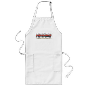 Scottish Celebratory Skirl Bagpipers Long Apron