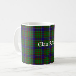 Scottish Clan Adams Tartan Coffee Mug