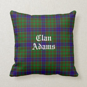 Scottish Clan Adams Tartan Cushion