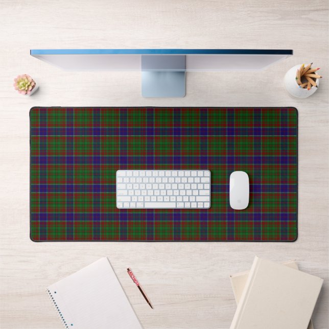 Scottish Clan Adams Tartan Plaid Desk Mat (Office 1)