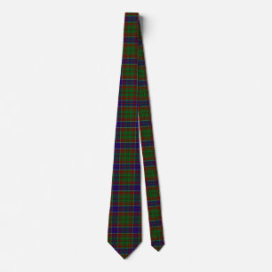 Scottish Clan Adams Tartan Plaid Tie