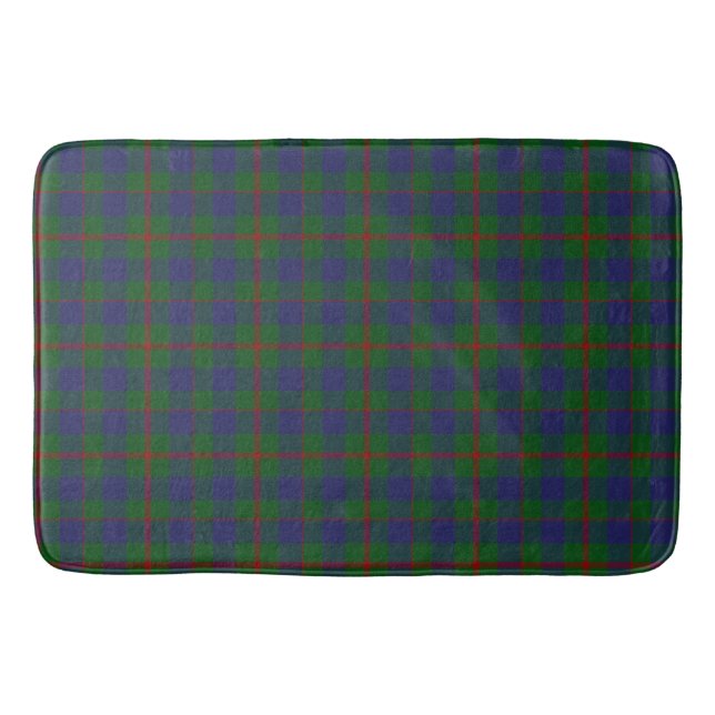 Scottish Clan Agnew Tartan Bath Mat (Front)