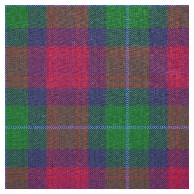 Scottish Clan Akins Tartan Plaid Fabric (Swatch)