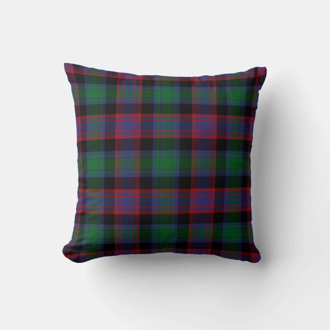 Scottish Clan Alexander Hunting Tartan Plaid Cushion (Front)