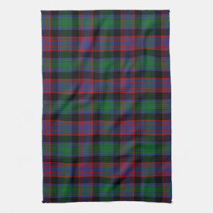 Scottish Clan Alexander Hunting Tartan Plaid Tea Towel