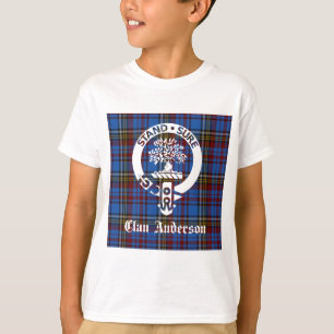 Scottish Clan Anderson Crest & Tartan T-Shirt