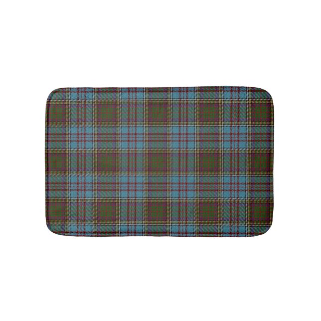 Scottish Clan Anderson Tartan Plaid Bath Mat (Front)