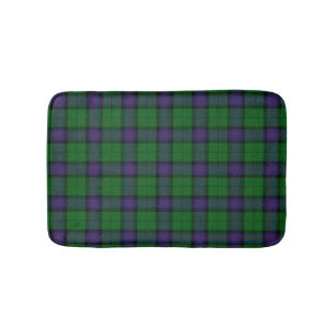 Scottish Clan Armstrong Tartan Plaid Bath Mat