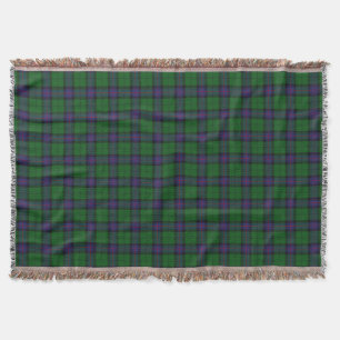 Scottish Clan Armstrong Tartan Throw Blanket