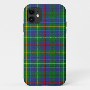 Scottish Clan Bailey Tartan Plaid iPhone 11 Case