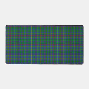Scottish Clan Bailey Tartan Plaid Desk Mat