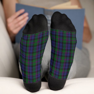Scottish Clan Baird Tartan Plaid  Socks