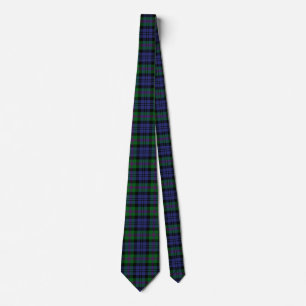 Scottish Clan Baird Tartan Plaid Tie
