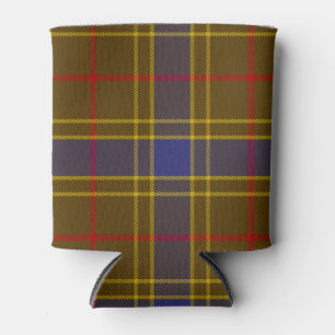 Scottish Clan Balfour Tartan Plaid Can Cooler