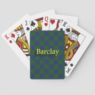 Scottish Clan Barclay Playing Cards