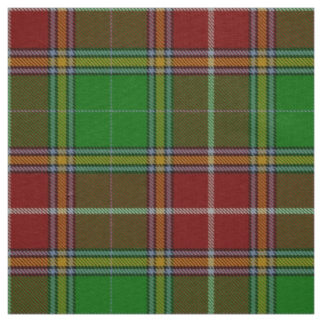 Scottish Clan Baxter Tartan Plaid Fabric (Swatch)