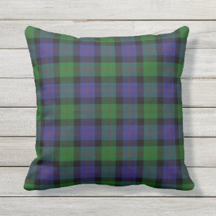 Scottish Clan Blair Tartan Outdoor Cushion