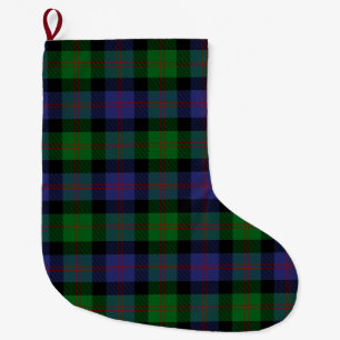 Scottish Clan Blair Tartan Plaid Large Christmas Stocking