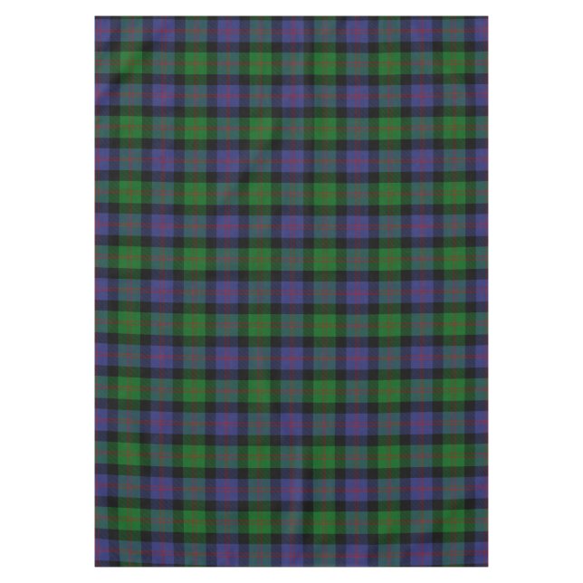 Scottish Clan Blair Tartan Plaid Tablecloth (Front)