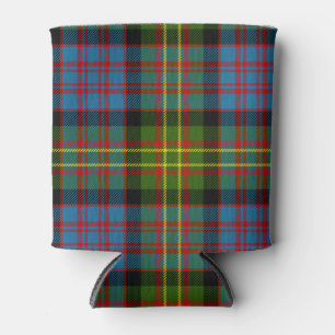 Scottish Clan Bowie Tartan Plaid Can Cooler