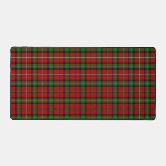 Scottish Clan Boyd Tartan Plaid Desk Mat (Front)