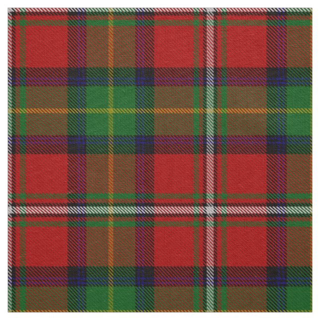 Scottish Clan Boyd Tartan Plaid Fabric (Swatch)