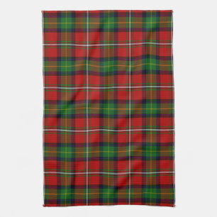 Scottish Clan Boyd Tartan Plaid Tea Towel