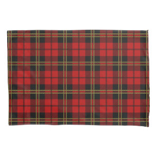 Scottish Clan Brodie Red Tartan Pillowcase