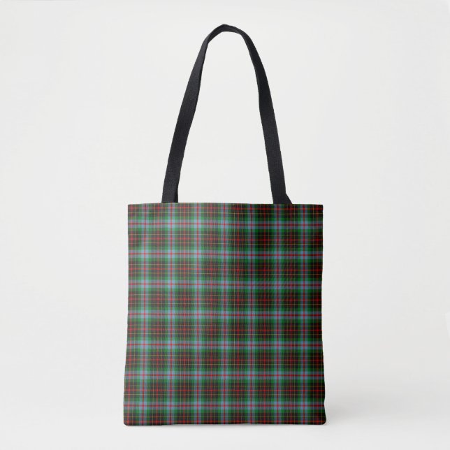 Scottish Clan Brodie Tartan Plaid Tote Bag (Front)