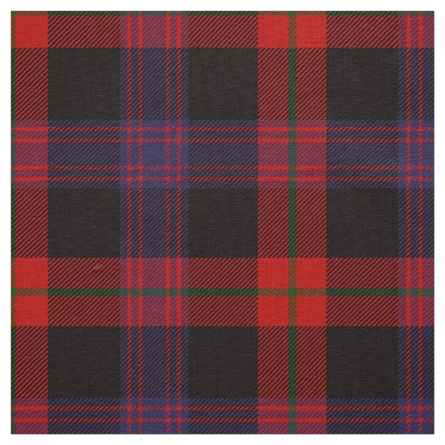 Scottish Clan Brown Tartan Plaid Fabric (Swatch)