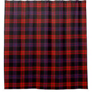 Scottish Clan Brown Tartan Plaid Shower Curtain