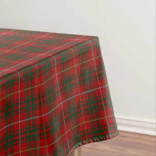 Scottish Clan Bruce Tartan Tablecloth