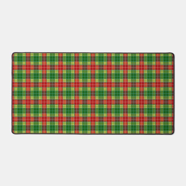 Scottish Clan Buchanan Tartan Plaid Desk Mat (Front)