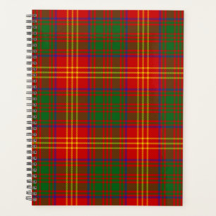 Scottish Clan Burns Tartan Plaid Planner