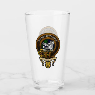 Scottish Clan Campbell Badge and Crest Glass
