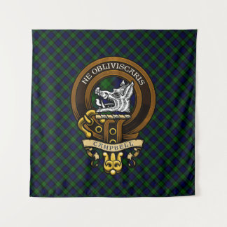 Scottish Clan Campbell Badge and Crest  Tapestry