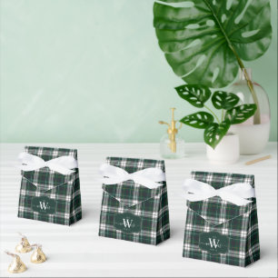 Scottish Clan Campbell Dress Tartan Monogrammed Favour Box