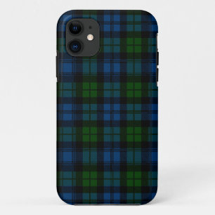 Scottish Clan Campbell Military Tartan Plaid iPhone 11 Case
