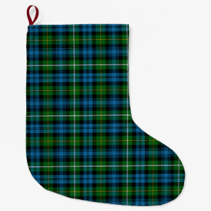 Scottish Clan Campbell Of Argyll Tartan Plaid Large Christmas Stocking