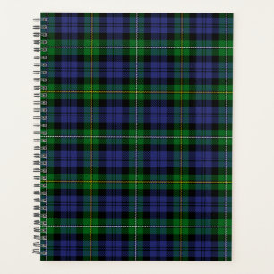 Scottish Clan Campbell of Loudoun Tartan Plaid Planner