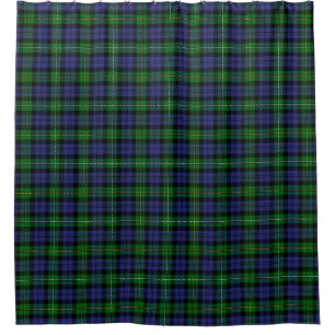 Scottish Clan Campbell of Loudoun Tartan Plaid Shower Curtain
