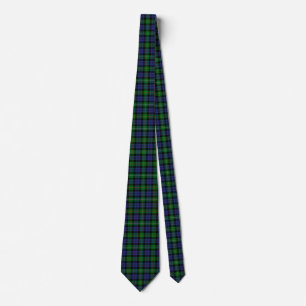 Scottish Clan Campbell of Loudoun Tartan Plaid Tie