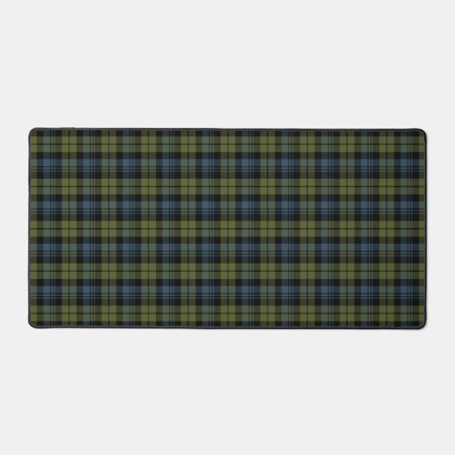 Scottish Clan Campbell Tartan Plaid Desk Mat (Front)