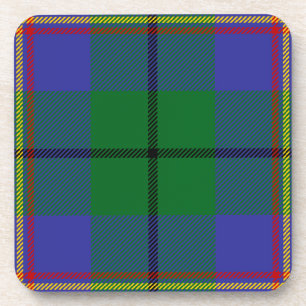 Scottish Clan Carmichael Tartan Plaid Coaster