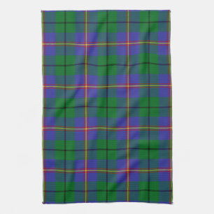 Scottish Clan Carmichael Tartan Plaid Tea Towel