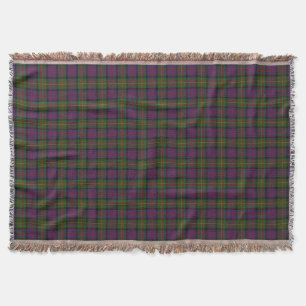 Scottish Clan Carnegie Tartan Throw Blanket