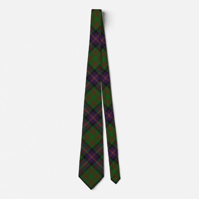 Scottish Clan Cochrane Tartan Tie (Front)